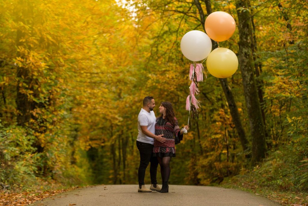 photo ballon couple grossesse